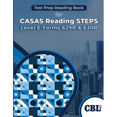 Test Prep Reading Book for CASAS Reading STEPS Level E-Forms 629R & 630R