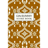 Gin Rummy Score Book: 6x9, 110 pages, Keep Track of Scoring Card Games Gold Tone Yellow