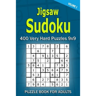 Jigsaw Sudoku Puzzle Book for Adults: 400 Very Hard Puzzles 9x9 (Volume1)