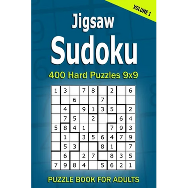 Jigsaw Sudoku Puzzle Book for Adults: 400 Hard Puzzles 9x9 (Volume1)