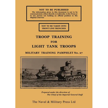 Troop Training for Light Tank Troops November 1939