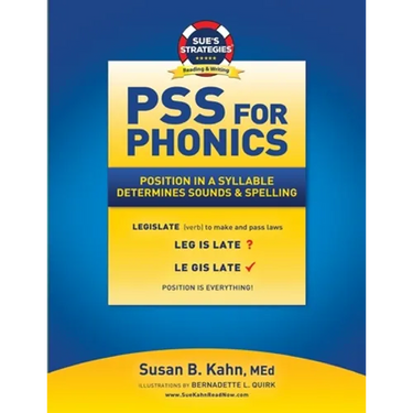 PSS For Phonics: Position In A Syllable Determines Sounds & Spelling