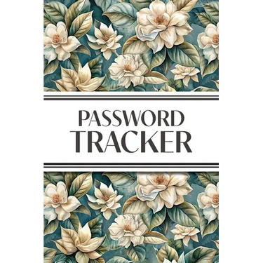 Password Tracker (Gardenias): 6"x9" Alphabetical Password Logbook for Easy Organization