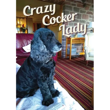 Crazy Cocker Lady Notebook