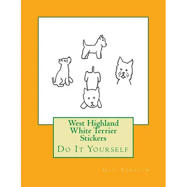 West Highland White Terrier Stickers: Do It Yourself