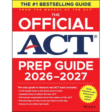 The Official ACT Prep Guide 2026-2027: Book + Online