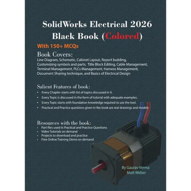 SolidWorks Electrical 2026 Black Book: (Colored)
