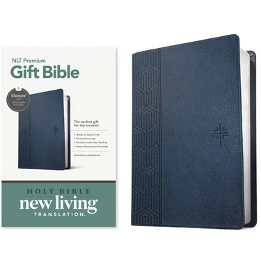 Premium Gift Bible Nlt, Filament Enabled (Leatherlike, Blue Cross, Red Letter)