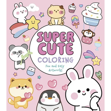 Super Cute Coloring: Fun and Easy Artworks