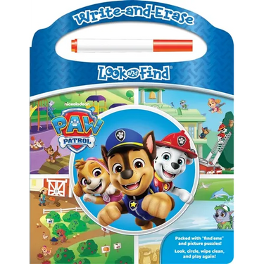 Nickelodeon Paw Patrol: Write-And-Erase Look and Find