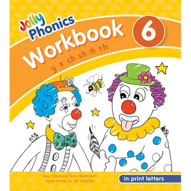 Jolly Phonics Workbook 6: In Print Letters (American English Edition)