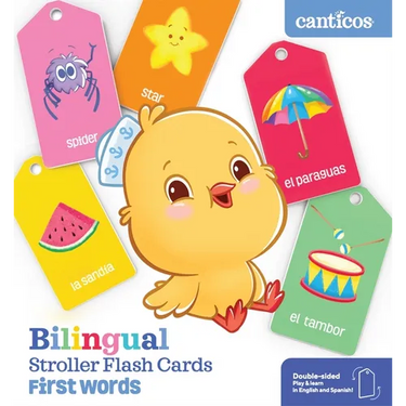 Canticos Bilingual Stroller Flash Cards: First Words