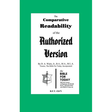 The Comparative Readability of the Authorized Version