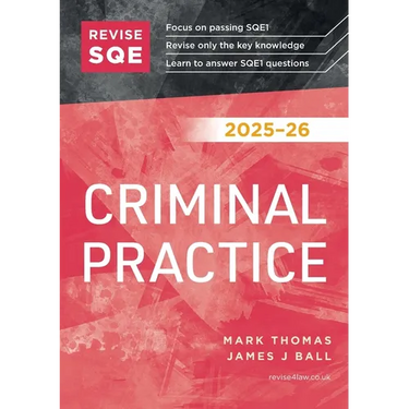 Revise SQE Criminal Practice 2025-26