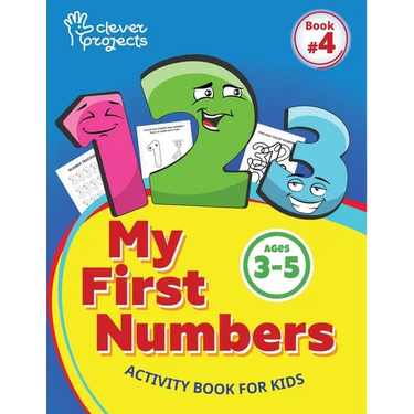 My first numbers activity book for Pre-K and Kindergarten kids age 3-5: Number Recognition, Coloring, Tracing, development of logic and attention