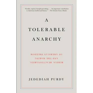 A Tolerable Anarchy: Rebels, Reactionaries, and the Making of American Freedom