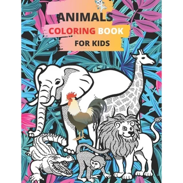 Animals coloring book For Kids: Relaxing Coloring Book for Girls and Boys Ages 4-10