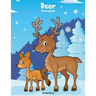 Deer Coloring Book 1