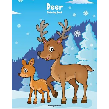 Deer Coloring Book 1