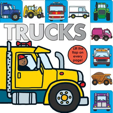 Lift-The-Flap Tab: Trucks: An Interactive Board Book for Little Fans of Trucks