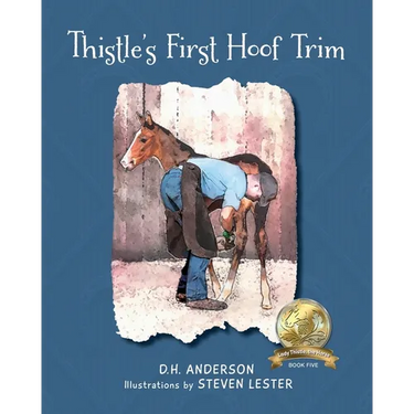Thistle's First Hoof Trim