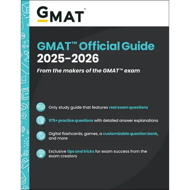 GMAT Official Guide 2025 - 2026: Book + Online Question Bank