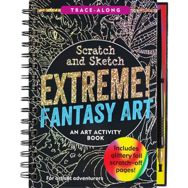 Scratch & Sketch Extreme Fantasy Art (Trace Along)