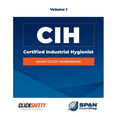 Certified Industrial Hygienist (Cih) Exam Study Workbook Vol 1: Revised