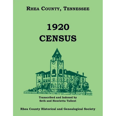 1920 Rhea County, Tennessee, Census
