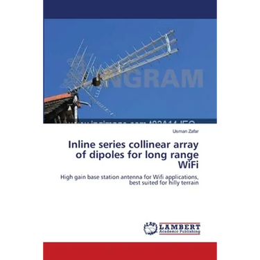 Inline series collinear array of dipoles for long range WiFi