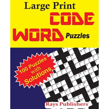 Large Print Codeword Puzzles