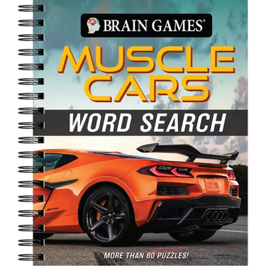Brain Games - Muscle Cars Word Search: More Than 80 Puzzles!