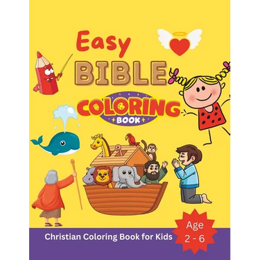 Easy Bible Coloring Book