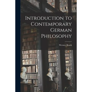 Introduction to Contemporary German Philosophy