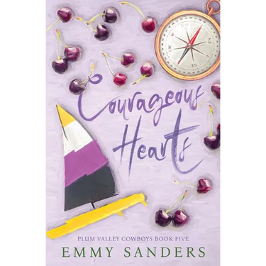 Courageous Hearts (Plum Valley Cowboys Book 5): Alternate Cover