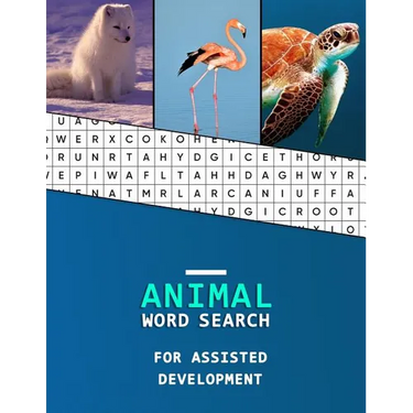 Animal Word Search For Assisted Development: Work hunting book for kids with Autism and Asperger syndrome Large font with easy categorised puzzles