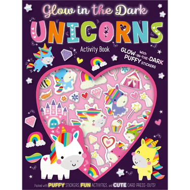 Glow in the Dark Unicorns Activity Book