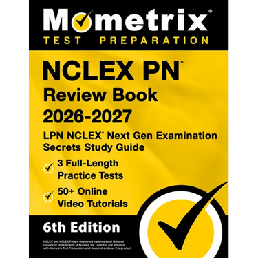 NCLEX PN Review Book 2026-2027 - 3 Full-Length Practice Tests, 50+ Online Video Tutorials, LPN NCLEX Next Gen Examination Secrets Study Guide: [6th Ed