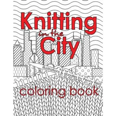 Knitting in the City Coloring Book
