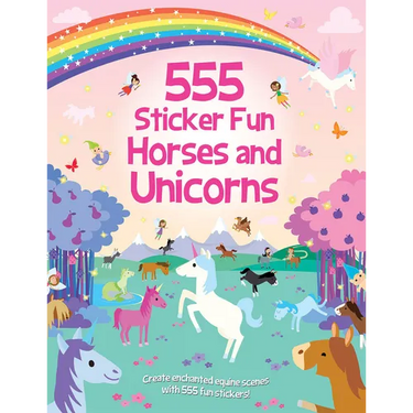 555 Sticker Fun - Horses and Unicorns