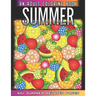 Summer An Adult Coloring Book: 50 + Summer Fruits, Flowers, Sea Beach, Ice Cream and More Illustrations For Relaxation And Mindfulness During The Summ