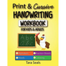 Print & Cursive Handwriting Workbook for Kids & Adults