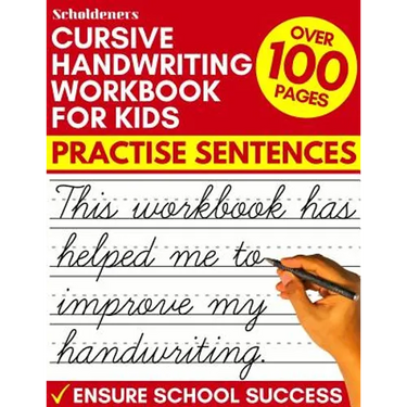 Cursive Handwriting Workbook for Kids: Practise Sentences