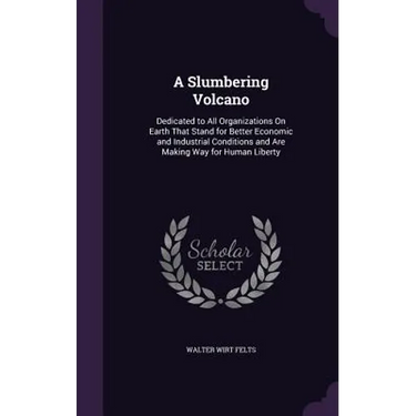A Slumbering Volcano: Dedicated to All Organizations On Earth That Stand for Better Economic and Industrial Conditions and Are Making Way fo