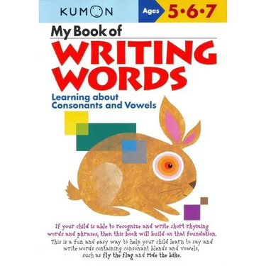 Kumon My Book of Writing Words