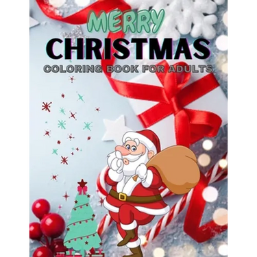Merry Christmas Coloring Book for Adults: Beautiful Holiday Designs With Easy 100 pages interior