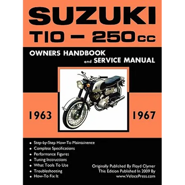 Suzuki T10 1963-1967 Factory Workshop Manual