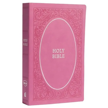 NKJV, Holy Bible, Soft Touch Edition, Imitation Leather, Pink, Comfort Print