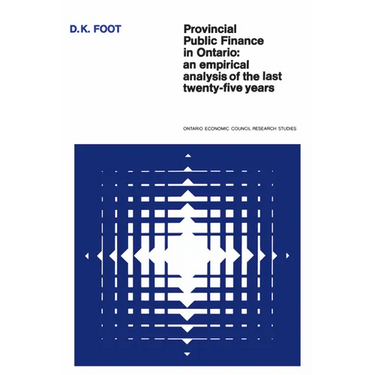 Provincial Public Finance in Ontario: An Empirical Analysis of the Last Twenty-five Years