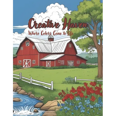 Creative Haven: Where Colors Come to Life - coloring book for kids